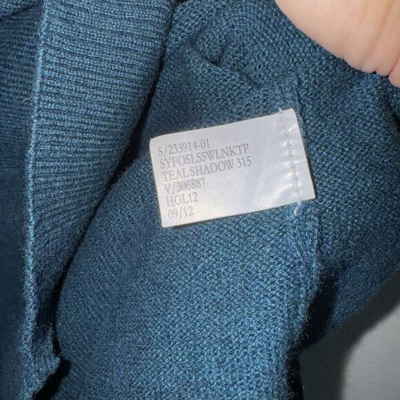 Banana Republic Wool Cashmere Pullover Sweater Womens Size XS Teal Shadow Green - Picture 4 of 6